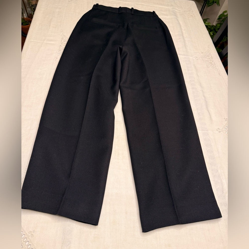 Sandro Paris Elegant Black Women's Pantsuit wool/ acrylic blend size40 - Picture 13 of 13